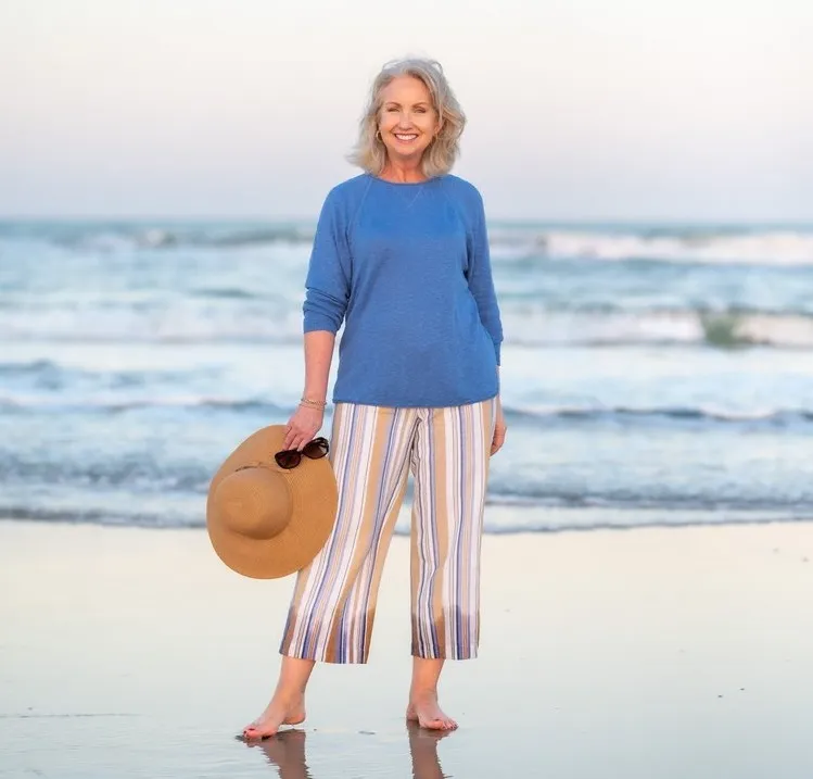 what are the best cropped pants for women over 60