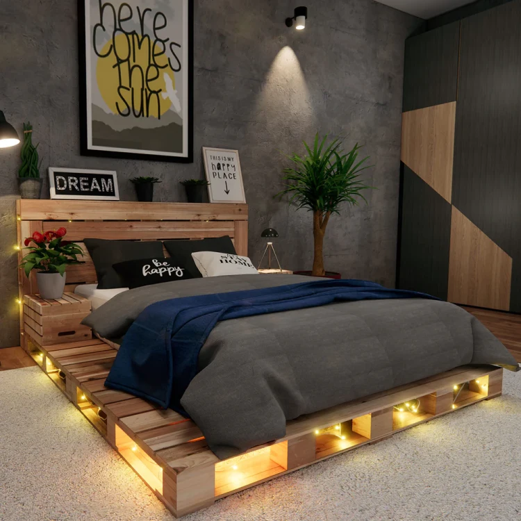advantages of pallet beds natural sturdy material