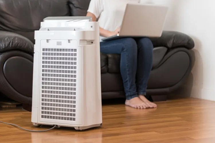 air purifier switched on how to clean dust in your home