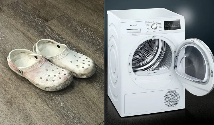 can crocs be washed in the washing machine on a gentle cycle