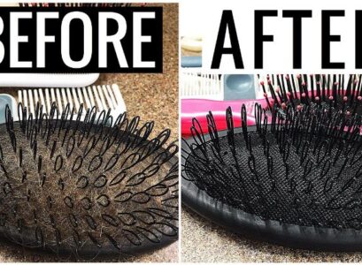 clean hairbrush a woman who wants to have a healthy and strong hair you are taking proper care of it you follow the experts advice to wash your hair 2–3 times per week conditioner