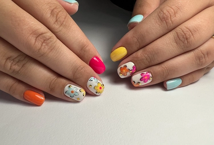 cute summer nail designs for short nails