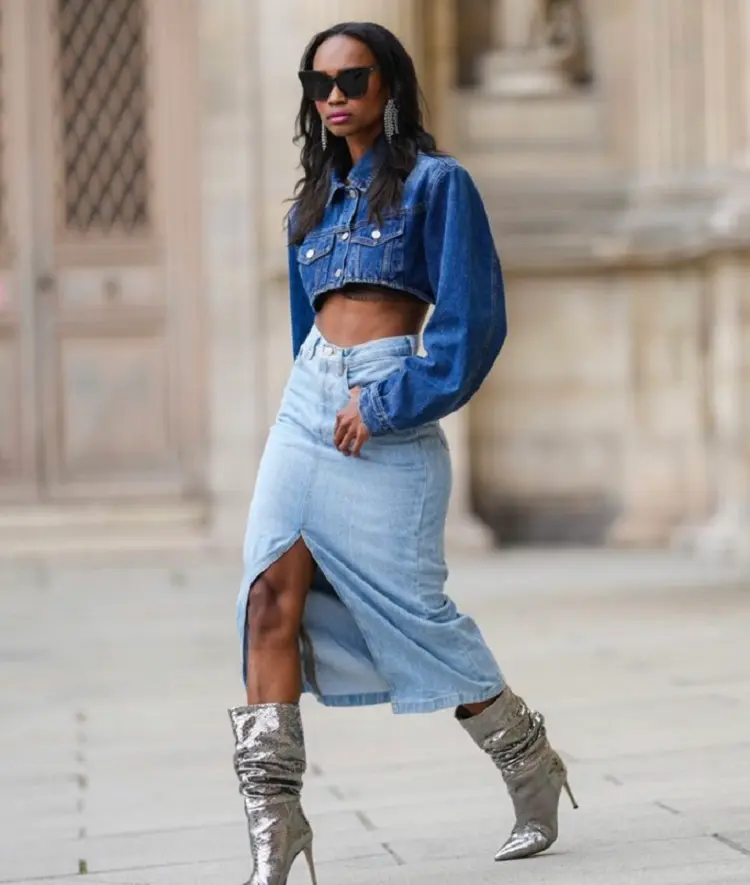denim skirt fashion trends how to wear it in 2023
