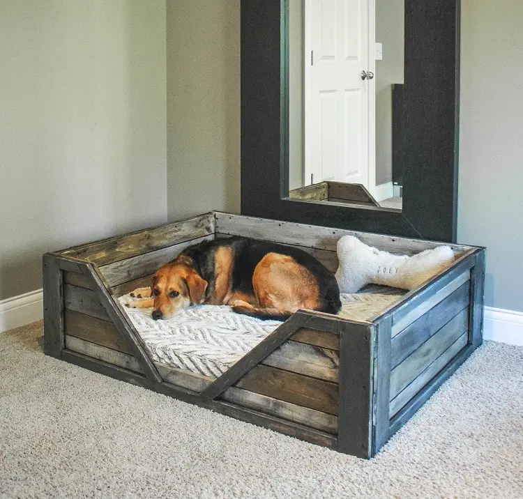 diy dog bed wooden pallets ideas home decor 2023
