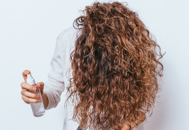 diy sea salt hair spray beach waves curly hair
