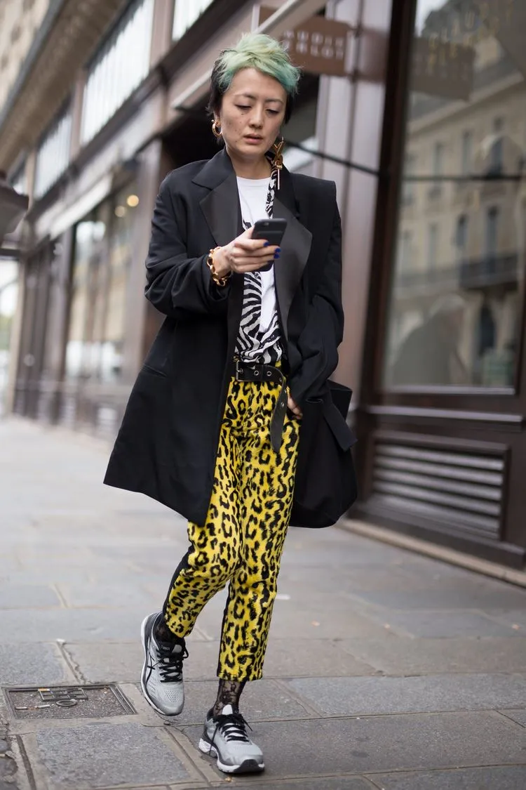 eclectic outfits for women over 50 animal prints