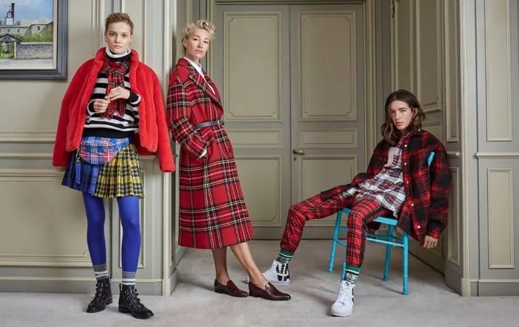 eclectic style tartan outfits
