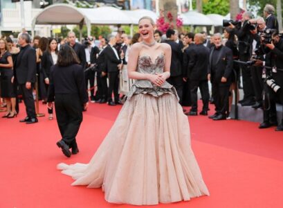elle fanning alexander mcqueen gown cannes film festival 2023 red carpet looks