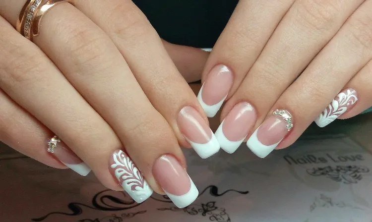 50 Amazing French Manicure Designs - Cute French Nail Arts 2023 - Styles  Weekly
