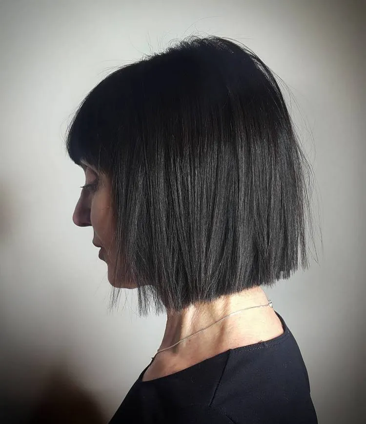 flattering bob haircuts for women over 50