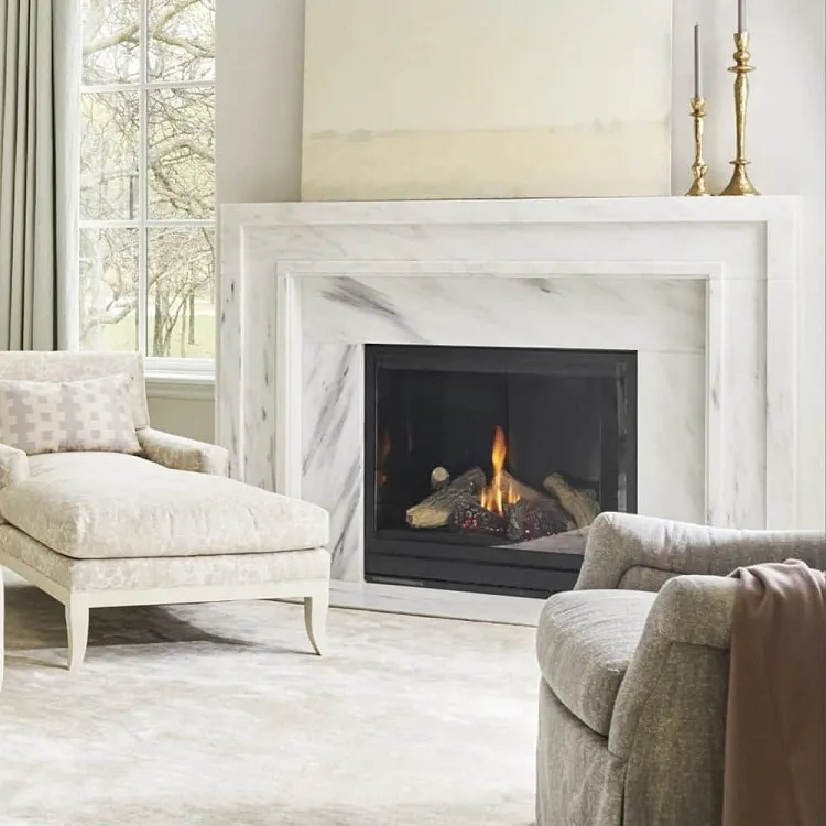 french marble fireplace
