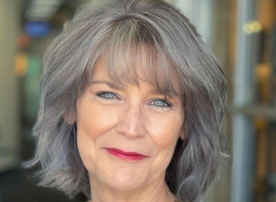 gorgeous short haircuts with bangs for women over 50