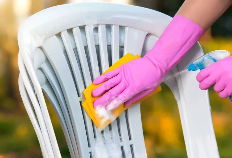 how to clean plastic outdoor furniture pressure washer can help you to eliminate the surface mold from plastic outdoor items turn on the machine and use steady strokes to clean off the mildew