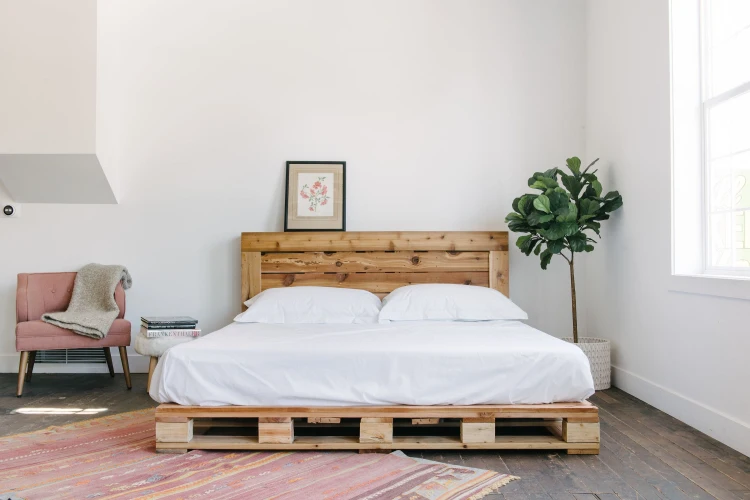 how to make a pallet bed simple diy idea
