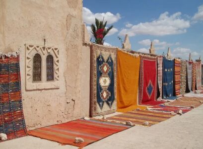 how to make an oriental rug look vintage leave it outside on a sunny place