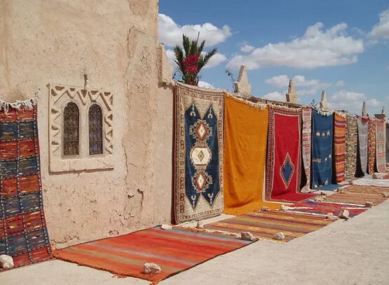 how to make an oriental rug look vintage leave it outside on a sunny place