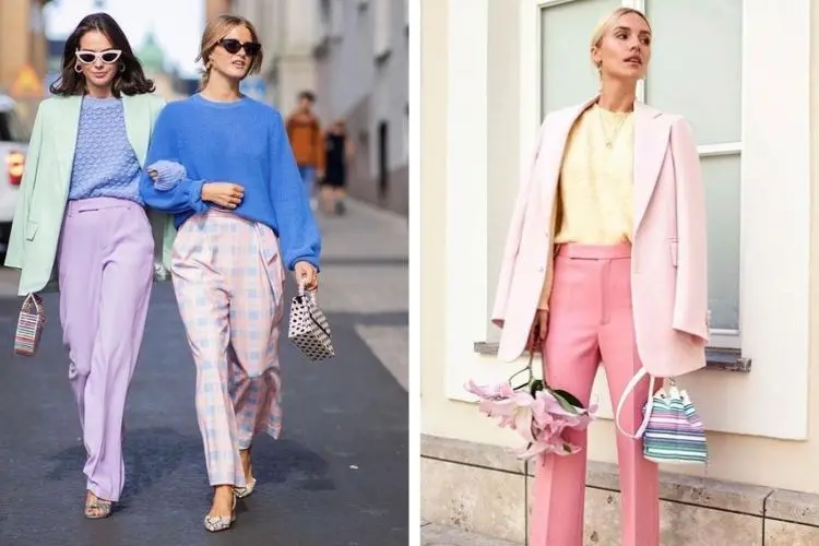 how to wear pastel colors outfit spring summer ideas fashion tips