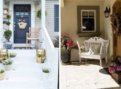 ideas on how to decorate your small front porch exterior outdoor space