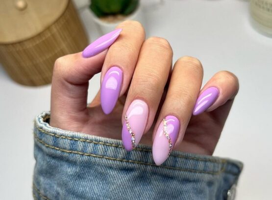 lavender nails 2023 spring summer manicure