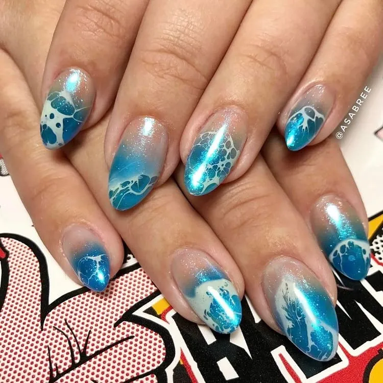 Under the Sea Nail Art | Newsie Nail Novice