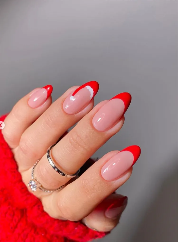 red french manicure