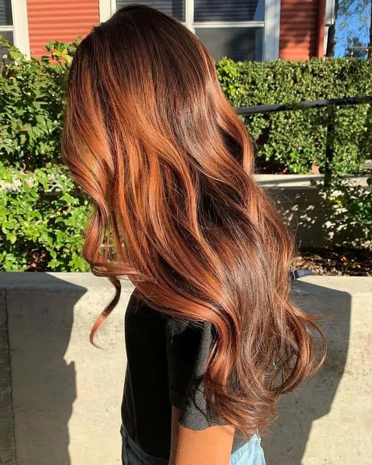 red hair colors for tanned skin