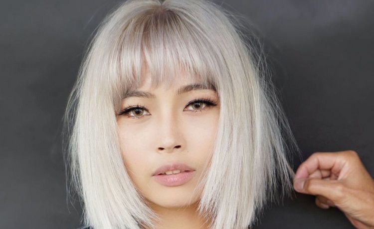 Which Short Bob Cut with Bangs for Round Face to Choose? Find 20 ...