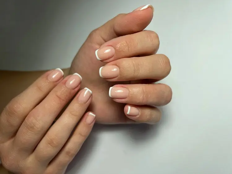 short french manicure 2023 spring nail trends