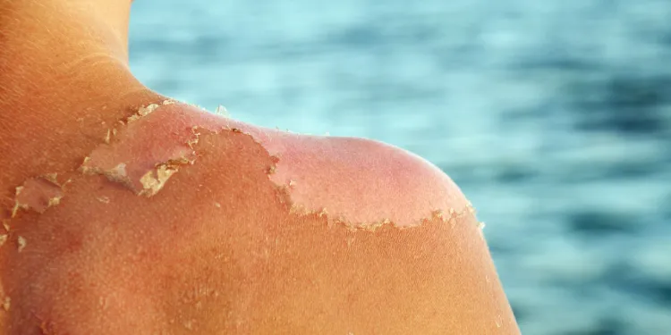 signs of sunburn on black skin how exactly do you proceed mix cool water with several tablespoons of baking soda while taking a shower adding oatmeal to the solution