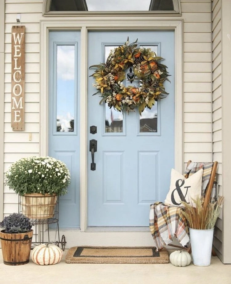 small front porch decor ideas for fall