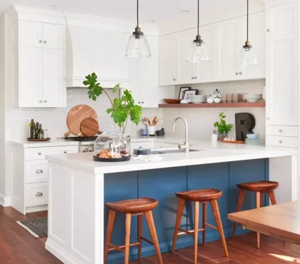small kitchen design ideas with bar