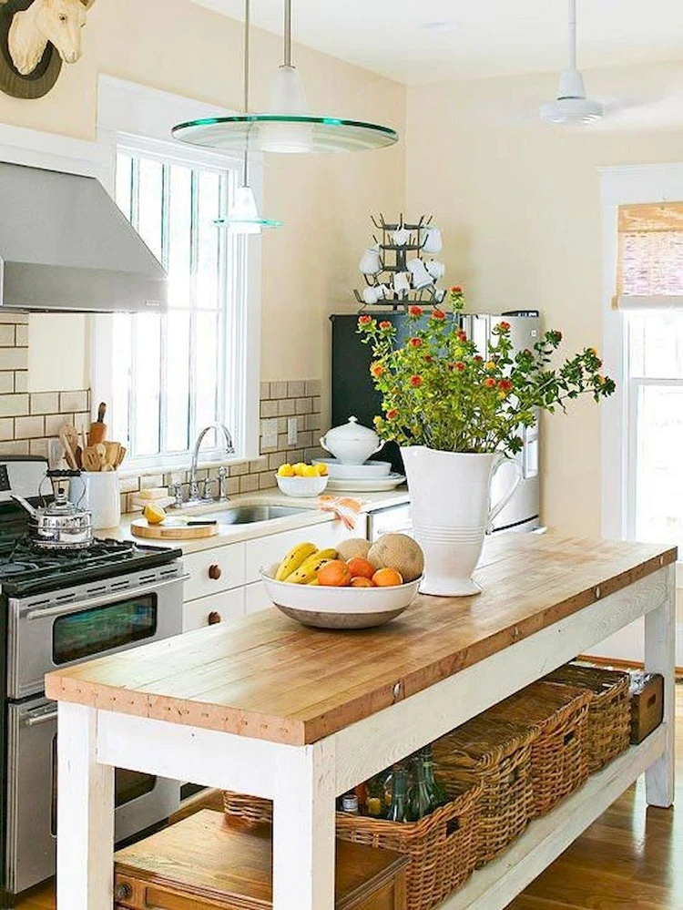 small rustic kitchen island remodeling ideas