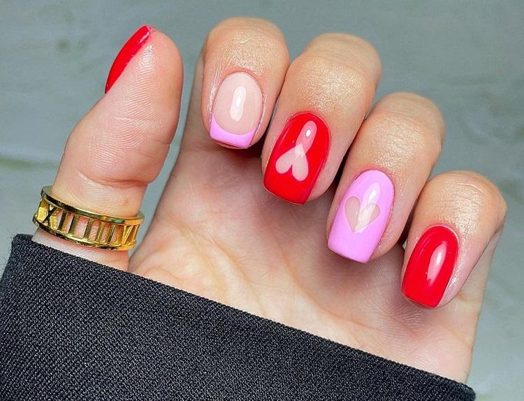 spring summer 2023 nail trends manicure ideas pink and red