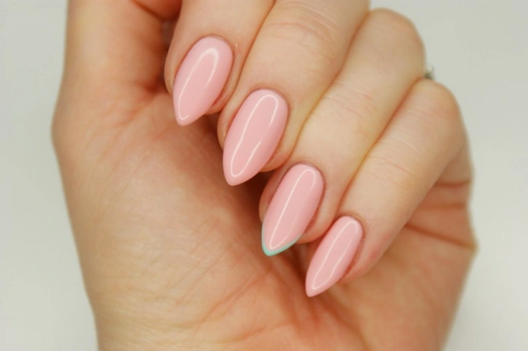 spring summer nail trend strawberry milk manicure
