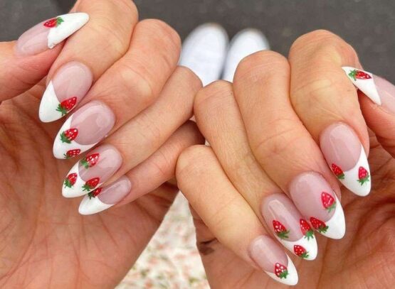 summer french nails designs 2023