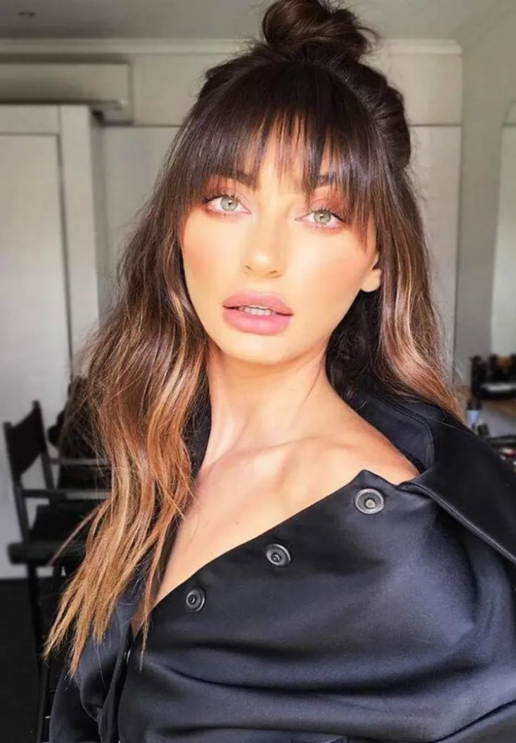 type of bangs fringe for big foreheads no matter your age look perfect feel well in your own skin fringe ideas from experts