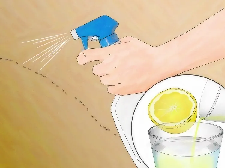 what attracts ants in your house and how to get rid of them with citrus peels in water