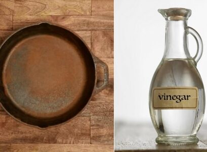what not to clean with vinegar cast iron cookware