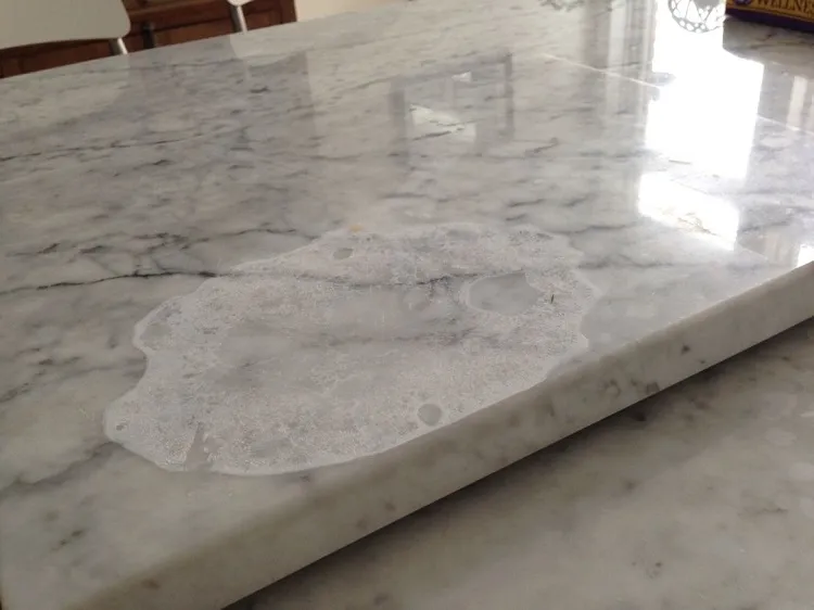 what not to clean with vinegar granite and marble countertops