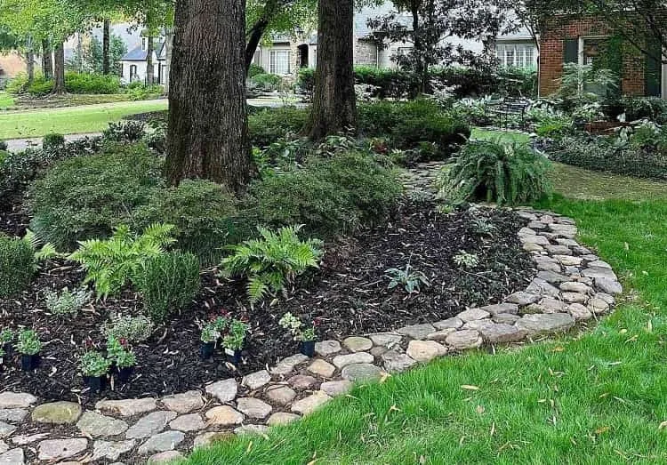 which landscape edging is best stone rocks option