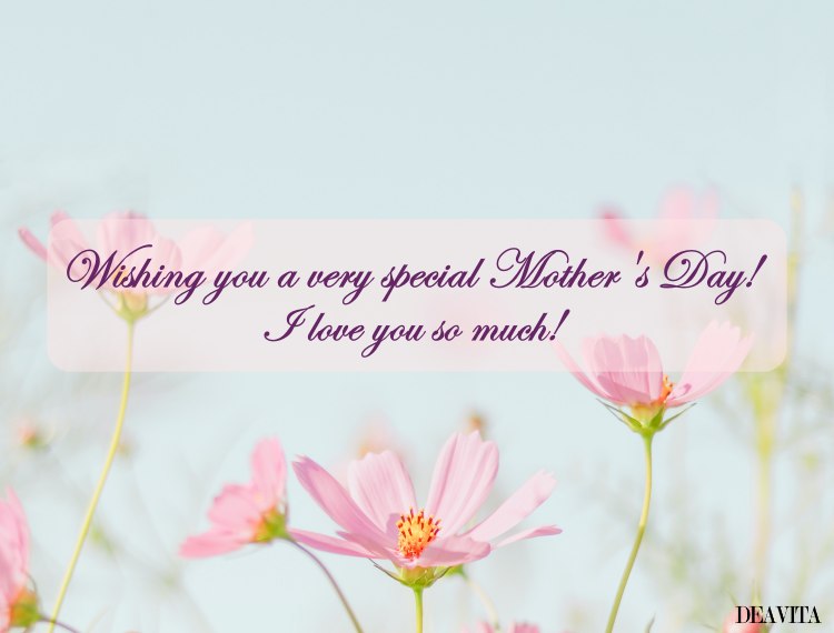 wishing a very special mother's day