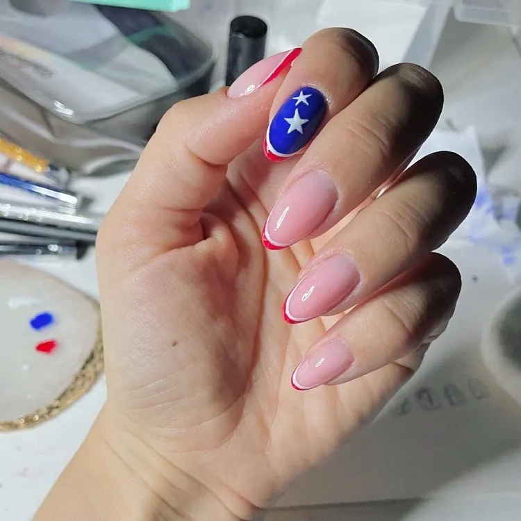 4th of july nails french tip classy 4th of july nails ideas