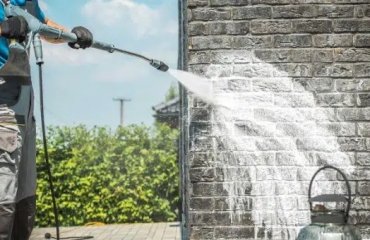how to clean a very dirty exterior wall