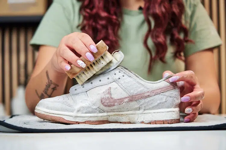 how to clean suede sneakers naturally