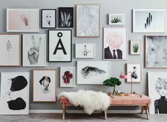 how to hide an ugly wall without a costly renovation