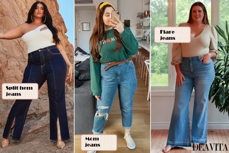 types of jeans for curvy women