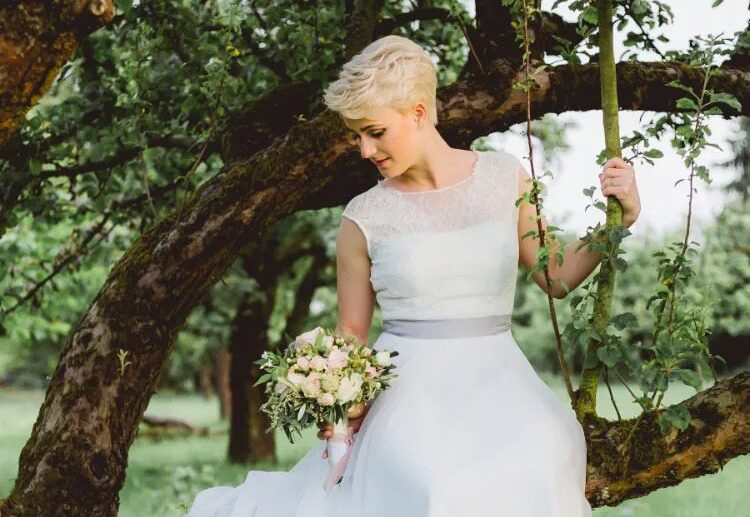 wedding hairstyles for short hair the most beautiful bridal hairdos