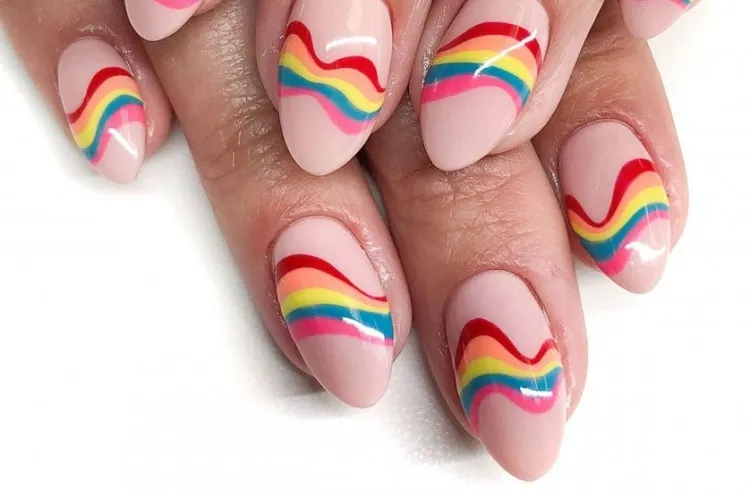 acrylic pride nails