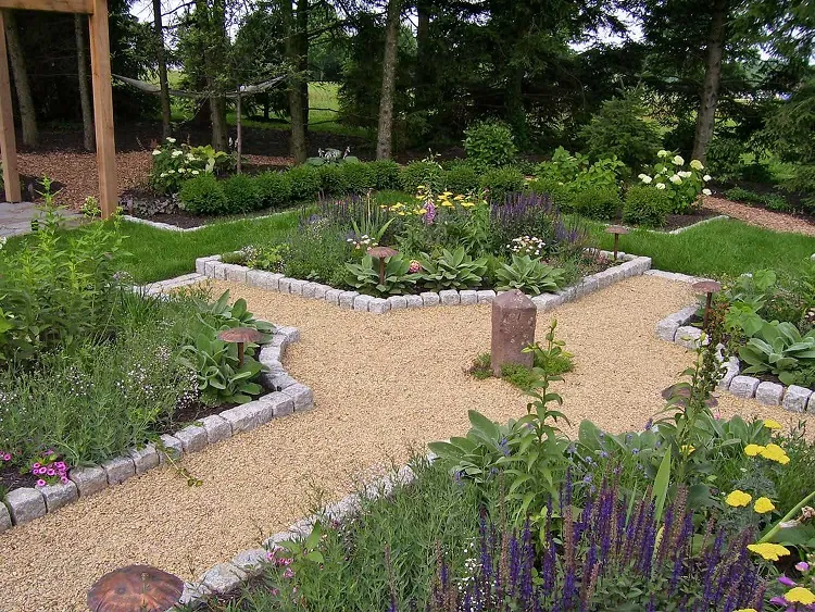 amazing garden ideas rock border or edging how to decorate garden with rocks