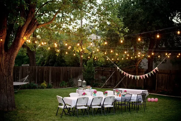 backyard party decoration ideas for adults simple